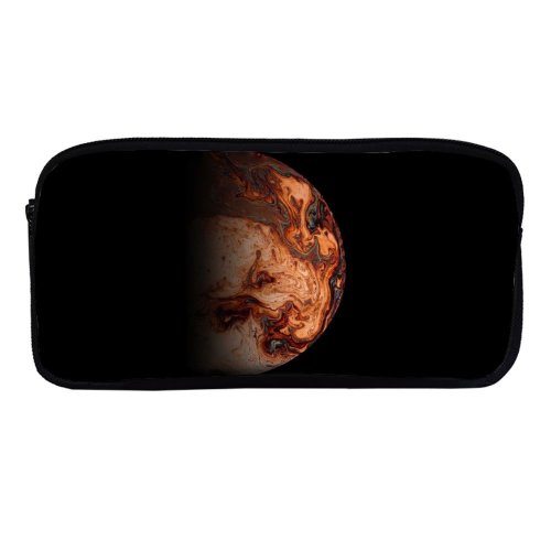 yanfind Pencil Case YHO Daniel Olah Space Black Dark Planet Astronomy Outer Space Zipper Pens Pouch Bag for Student Office School
