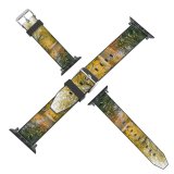 yanfind Watch Strap for Apple Watch Scenery Tree Plant Leaf Free Ground Trunk Outdoors Maple Wallpapers Road Compatible with iWatch Series 5 4 3 2 1