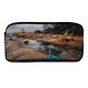 yanfind Pencil Case YHO Boats Clouds Boulders Landscape Daylight Travel Storm Watercrafts  River Outdoors Scenic Zipper Pens Pouch Bag for Student Office School
