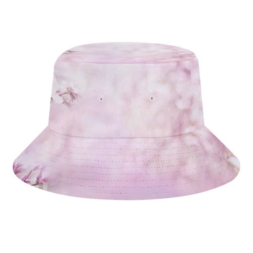 yanfind Adult Fisherman's Hat Flowers Magnolia Flowers Blossom Flowers Fishing Fisherman Cap Travel Beach Sun protection