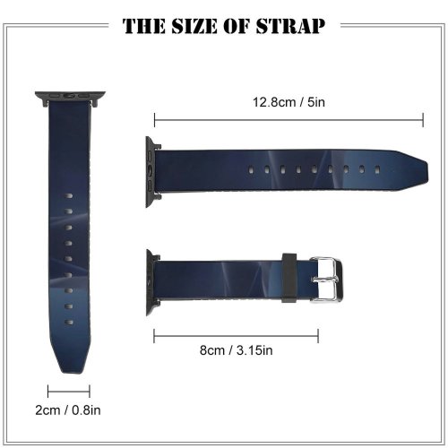 yanfind Watch Strap for Apple Watch MacOS Mojave Sand Dunes Mojave Desert California Night Dark Compatible with iWatch Series 5 4 3 2 1