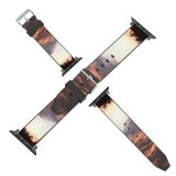 yanfind Watch Strap for Apple Watch Sundown Clouds Fehmarn Thunder Evening Sky Cloud Afterglow Sunset Horizon Sunrise Daytime Compatible with iWatch Series 5 4 3 2 1