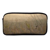 yanfind Pencil Case YHO Family Prairie Grassland Ecoregion Sunset Plant Sky Grass Natural Grass Atmospheric Afternoon Zipper Pens Pouch Bag for Student Office School