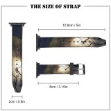 yanfind Watch Strap for Apple Watch Tree Trees  River Fog Mist Scenery Landscape Sky Natural Atmospheric Branch Compatible with iWatch Series 5 4 3 2 1