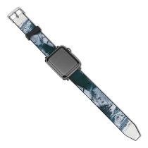 yanfind Watch Strap for Apple Watch Drone  Iceland Gulfoss  Snow Waterfall Free  Stock Outdoors Compatible with iWatch Series 5 4 3 2 1
