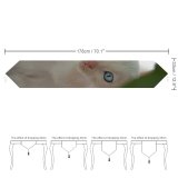 Yanfind Table Runner Funny Curiosity Sit Cute Cat Young Baby Eye Little Kitten Pet Whisker Everyday Dining Wedding Party Holiday Home Decor