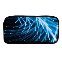 yanfind Pencil Case YHO William Warby Abstract Spot Lights Dark Indoor Zipper Pens Pouch Bag for Student Office School