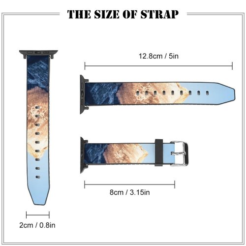 yanfind Watch Strap for Apple Watch Ebensee Free Peak Pictures Range Outdoors Austria   Images Compatible with iWatch Series 5 4 3 2 1