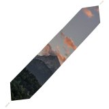 Yanfind Table Runner Landscape Peak Sunrise Abies Plant Pictures Cloud Outdoors Fish Tree Sunset Everyday Dining Wedding Party Holiday Home Decor
