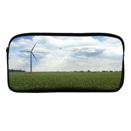 yanfind Pencil Case YHO Field Scenery Sky Field Cloud Landscape Sky Lot  Cloudy Clouds Grassland Zipper Pens Pouch Bag for Student Office School