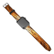 yanfind Watch Strap for Apple Watch Texture Amber Plant Heat Compatible with iWatch Series 5 4 3 2 1