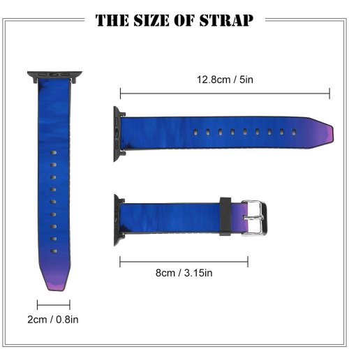 yanfind Watch Strap for Apple Watch Wasim Nazareth Pacific Coast Highway California Car Lights Exposure Seascape Dusk Sunset Compatible with iWatch Series 5 4 3 2 1