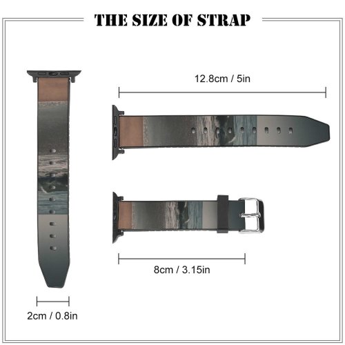 yanfind Watch Strap for Apple Watch Cruz Point States Santa Beach Free Ocean Pleasure Outdoors Wallpapers Images Compatible with iWatch Series 5 4 3 2 1