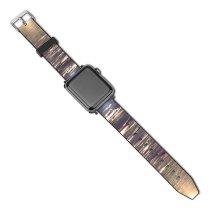 yanfind Watch Strap for Apple Watch Winter Cloud Sunlight Sunset Sky Reflection Horizon  Calm Light Daytime Sea Compatible with iWatch Series 5 4 3 2 1