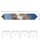 Yanfind Table Runner Winter Flower Spring Buds Elegant Fragile Cherry Sky Plant Flowers Smell Studio Everyday Dining Wedding Party Holiday Home Decor