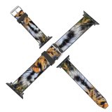 yanfind Watch Strap for Apple Watch  Face  Big Cat Wild Closeup Carnivore Compatible with iWatch Series 5 4 3 2 1