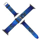 yanfind Watch Strap for Apple Watch Mohsen Kamalzadeh Coal Harbour Vancouver City  Cityscape Reflection Skyscrapers City Lights Compatible with iWatch Series 5 4 3 2 1