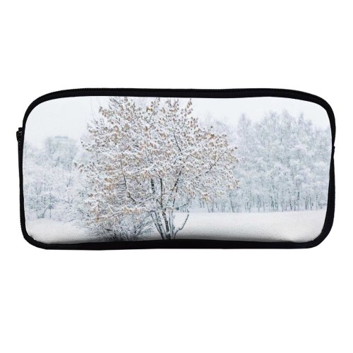 yanfind Pencil Case YHO Images Winterwonderland Landscape Snow Wallpapers Outdoors Tree Winter Forest Pictures Frozen Creative Zipper Pens Pouch Bag for Student Office School