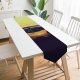 Yanfind Table Runner Blur Golden Masks Sunset Landscape Evening Light Driving Extraterrestrial Transportation Outdoors Hour Everyday Dining Wedding Party Holiday Home Decor