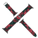 yanfind Watch Strap for Apple Watch Biel Morro Flowers Dark Roses Floral  Bloom Closeup Beautiful Compatible with iWatch Series 5 4 3 2 1