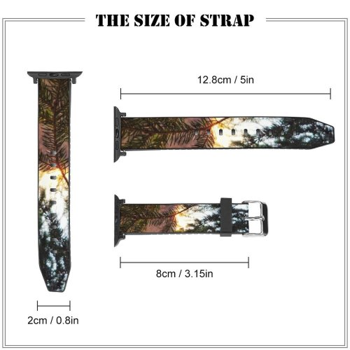 yanfind Watch Strap for Apple Watch Abies Pine Plant Spruce Bagrationowsk Россия Калининградская Pictures Stock Область Tree Compatible with iWatch Series 5 4 3 2 1