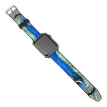 yanfind Watch Strap for Apple Watch  Bird Fowl Fan Beautiful Colorful Indian India Peafowl Feather Galliformes Phasianidae Compatible with iWatch Series 5 4 3 2 1