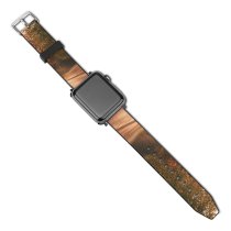 yanfind Watch Strap for Apple Watch Autumn Sunlight  Rays Foggy Morning Road Sunrise Trees Compatible with iWatch Series 5 4 3 2 1