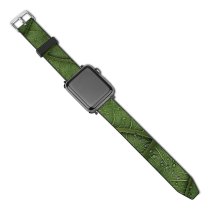 yanfind Watch Strap for Apple Watch Clay Banks Leaf Veins Drops Macro Closeup Compatible with iWatch Series 5 4 3 2 1