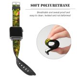 yanfind Watch Strap for Apple Watch Abies Pine Plant Domain Spruce Pictures Tree Ornament Light Fir Bokeh Compatible with iWatch Series 5 4 3 2 1