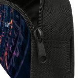 yanfind Pencil Case YHO Daniel Zacatenco Dubai Marina United Arab Emirates Boats Cityscape  Architecture Night Zipper Pens Pouch Bag for Student Office School