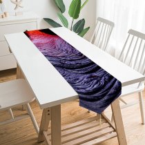 Yanfind Table Runner Eruption Geographical Creative Satellite Earth Pictures Above Outdoors Landsat Abstract Geography Everyday Dining Wedding Party Holiday Home Decor