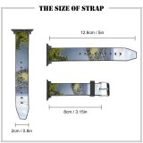 yanfind Watch Strap for Apple Watch Landscape Abies Pine Plant Spruce Pictures Winter Outdoors Tree Qc Fir Compatible with iWatch Series 5 4 3 2 1