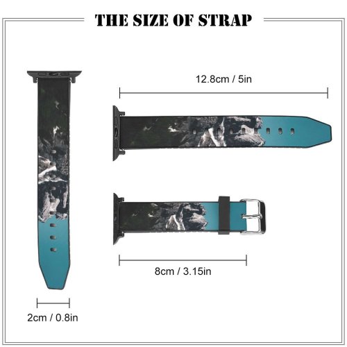 yanfind Watch Strap for Apple Watch Earrings Peak Deep Makeup Pictures PNG Outdoors Grey Typewriter Brush Alm Compatible with iWatch Series 5 4 3 2 1