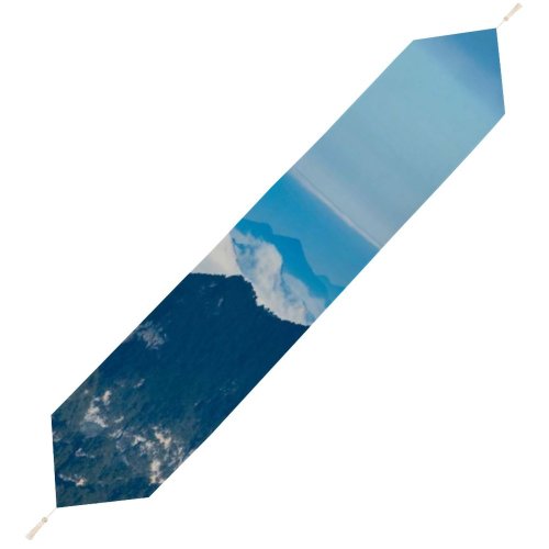Yanfind Table Runner Scenery Range Sky Hill Mountain Hubei Free Outdoors Wallpapers Shennongjia Everyday Dining Wedding Party Holiday Home Decor