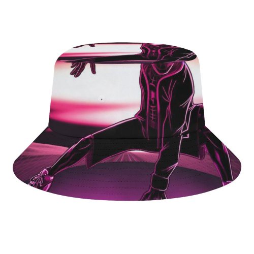 yanfind Adult Fisherman's Hat Dharmendra Sky Graphics CGI Miles Morales SpiderMan Neon Fishing Fisherman Cap Travel Beach Sun protection