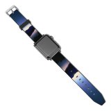 yanfind Watch Strap for Apple Watch Jordan Steranka Hidden Lake Mountains Silhouette Sunset   Clear Sky Dark Compatible with iWatch Series 5 4 3 2 1