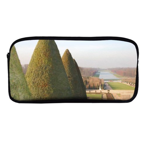 yanfind Pencil Case YHO Royalty Winter Dauphin Heritage Marie Landscape Plant Sunlight Palace Monolith Rock Monument Zipper Pens Pouch Bag for Student Office School