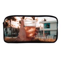 yanfind Pencil Case YHO Images Glass Texture Mood Beer Alcohol Wallpapers Outdoors Tree Free Palm Pictures Zipper Pens Pouch Bag for Student Office School