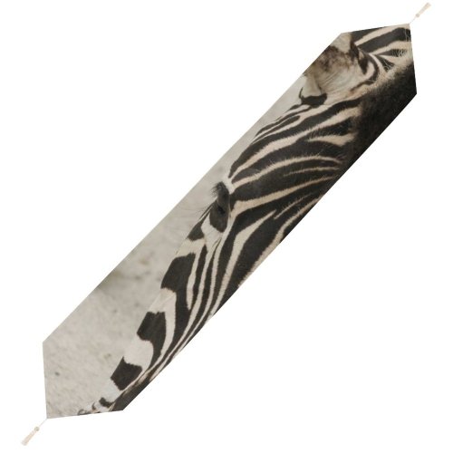 Yanfind Table Runner Zebra Wildlife Terrestrial Snout Neck Safari Everyday Dining Wedding Party Holiday Home Decor