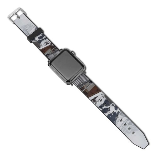 yanfind Watch Strap for Apple Watch Abies Range Adelboden Tree  Banister Housing Car Plant Fir Free Compatible with iWatch Series 5 4 3 2 1