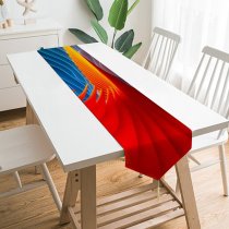 Yanfind Table Runner Abstract Colorful MacOS Sierra Everyday Dining Wedding Party Holiday Home Decor
