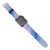 yanfind Watch Strap for Apple Watch Creative Pastel Abstract Flower HQ Petal Art Texture  Phone Compatible with iWatch Series 5 4 3 2 1