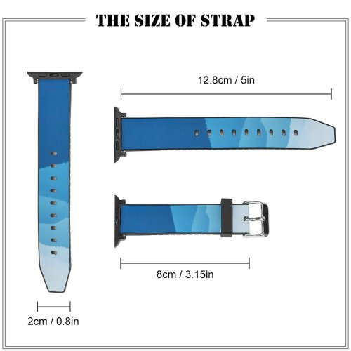 yanfind Watch Strap for Apple Watch United Landscape Sunrise Hazy Pictures PNG Outdoors Dawn Placid Sunset HQ Compatible with iWatch Series 5 4 3 2 1