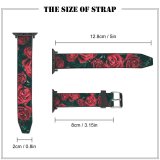 yanfind Watch Strap for Apple Watch Biel Morro Flowers Dark Roses Floral  Bloom Closeup Beautiful Compatible with iWatch Series 5 4 3 2 1
