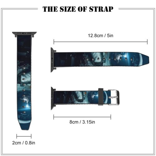 yanfind Watch Strap for Apple Watch Vadim Sadovski Space Astronaut Space Travel Space Adventure  Light Dark Compatible with iWatch Series 5 4 3 2 1