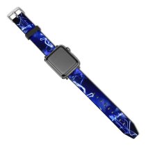 yanfind Watch Strap for Apple Watch Black Dark DJ Electronic Dark AMOLED Compatible with iWatch Series 5 4 3 2 1