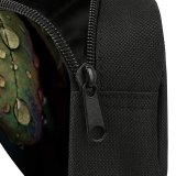 yanfind Pencil Case YHO  Leaves Rainy Drops Closeup Macro  HDR Zipper Pens Pouch Bag for Student Office School