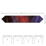 Yanfind Table Runner Eruption Landscape Sunrise Pictures Outdoors Light Flare Volcano Sky Mountain Everyday Dining Wedding Party Holiday Home Decor