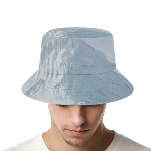 yanfind Adult Fisherman's Hat Polar Images Snow Wallpapers Mountain Outdoors Fjord Reflected Arctic Greenland Winter Refection Fishing Fisherman Cap Travel Beach Sun protection