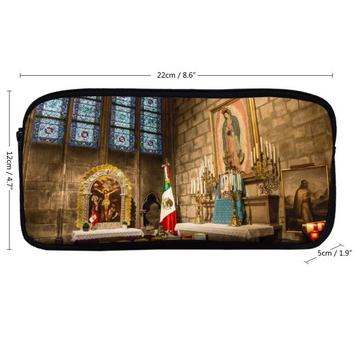 yanfind Pencil Case YHO Images Guadalupe Building  Public Dame Wallpapers De Architecture Virgin Church Altar Zipper Pens Pouch Bag for Student Office School